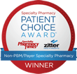 Specialty Pharmacy Patient Choice Award Winner